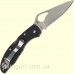 Ніж Spyderco Byrd Meadowlark 2 G-10 Black Plain Edge