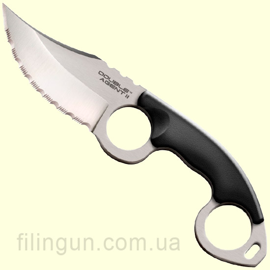 Нож Cold Steel Double Agent II Serrated блистер 39FNSZ