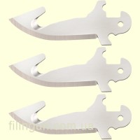 Клинок ножа Cold Steel Click-N-Cut Gut Hook 3 Pack