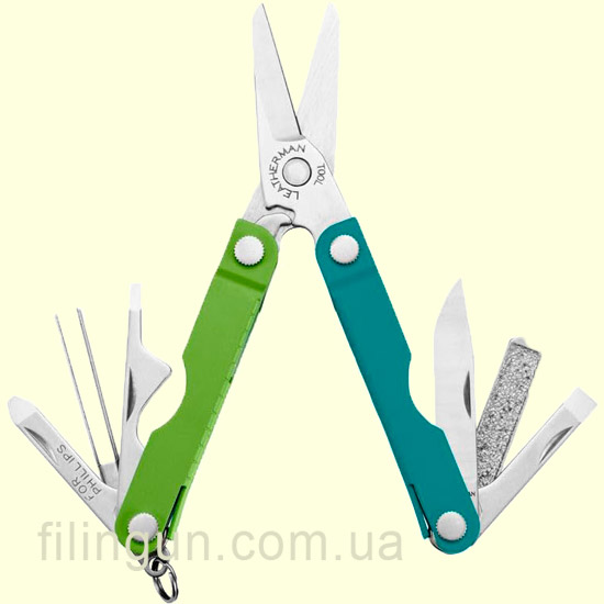 Мультитул-брелок Leatherman Micra Teal Twist