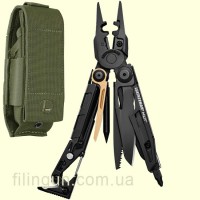 Тактический мультитул Leatherman MUT EOD Black чехол Molle (олива)