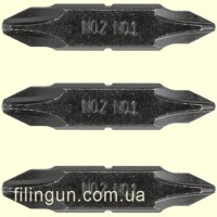 Набор Leatherman из 3-х двусторонних крестообразных бит №1 и №2 Philips