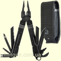 Мультитул Leatherman Super Tool 300M Black, чехол Molle Black