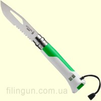 Нож Opinel №8 Outdoor Fluo Green