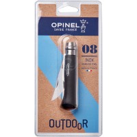 Нож Opinel 8 VRI Dark Brown блистер