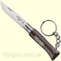 Нож Opinel Keychain №04 Dark Brown