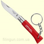 Нож Opinel Keychain №04 Red (Красный)