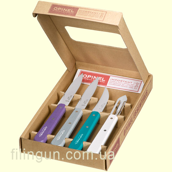Набор ножей Opinel Les Essentiels Art Deco Набор ножей Opinel Les Essentiels Art Deco