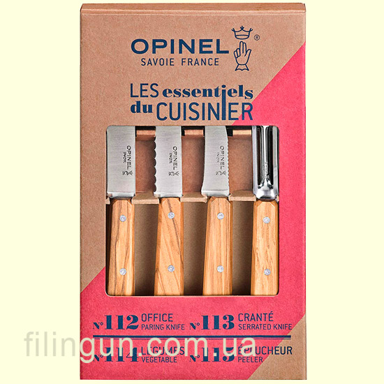 Набор ножей Opinel Les Essentiels Olive Box Set Набор ножей Opinel Les Essentiels Olive Box Set