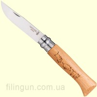 Нож Opinel VRI 8 Animalia Кабан