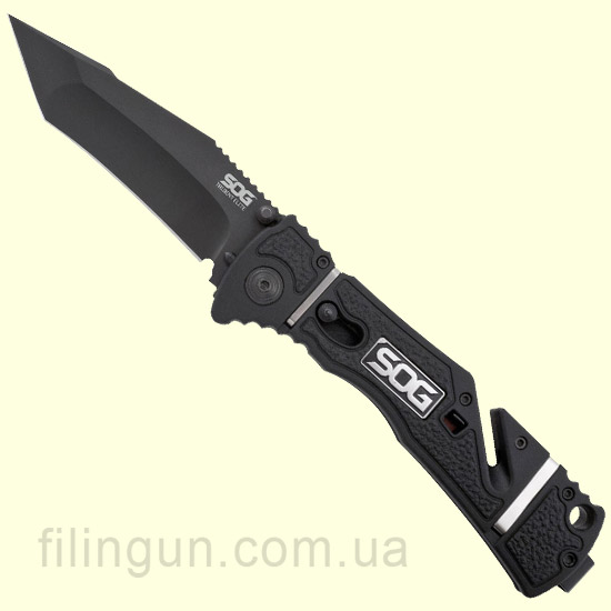 Нож SOG Trident Elite Tanto Black TiNi (TF104-CP)