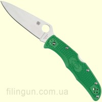 Нож Spyderco Endura 4 Lightweight Green Flat Ground