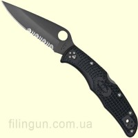 Нож Spyderco Endura 4 FRN Black/Black Blade Combination Edge