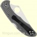 Нож Spyderco Delica 4 Lightweight Grey Flat Ground
