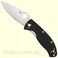 Нож Spyderco Tenacious G-10 Black Plain Edge