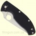 Нож Spyderco Tenacious G-10 Black Plain Edge
