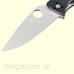 Нож Spyderco Tenacious G-10 Black Plain Edge