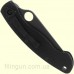 Нож Spyderco Military Model G-10 Black / Black Blade Plain Edge