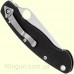Нож Spyderco Military Model G-10 Black Plain Edge