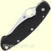 Нож Spyderco Military Model G-10 Black Plain Edge