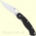 Нож Spyderco Military Model G-10 Black Plain Edge