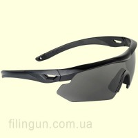 Окуляри захисні Swiss Eye Nighthawk Black Frame Microfiber Bag