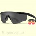 Очки баллистические Wiley X Saber Advanced 309 Matte Black (Smoke Grey, Light Rust, Vermillion)