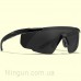Очки баллистические Wiley X Saber Advanced 309 Matte Black (Smoke Grey, Light Rust, Vermillion)