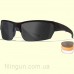 Очки стрелковые Wiley X WX Saint CHSAI06 Matte Black (Grey, Clear, Light Rust)