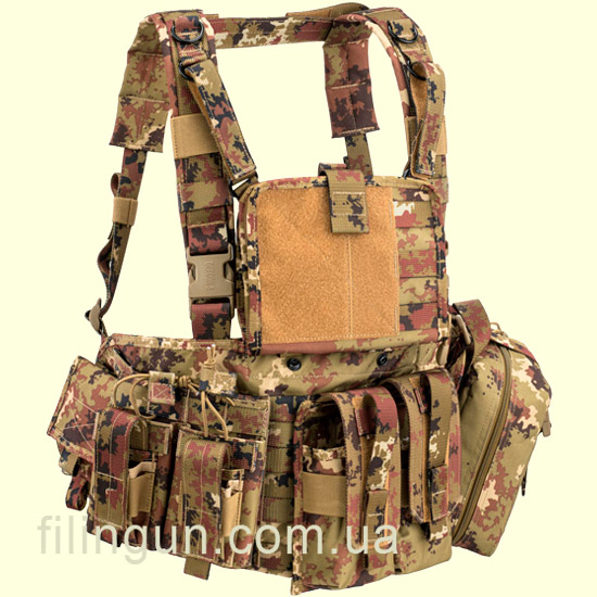 Жилет разгрузочный Defcon 5 Multirole Recon Chest Rig Vegetato Italiano