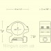 Крепление кольца Hawke Match Mount 1" Weaver Low