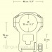 Крепление моноблок Hawke Tactical AR 30 mm Weaver High (24135)
