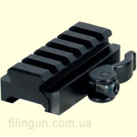 Быстросъемный компенсатор высоты Leapers UTG 5-Slot QD Lever Mount Adaptor and Riser, Medium Profile