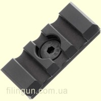 Планка Leapers UTG PRO M-LOK 3-Slot Picatinny Rail Section Matte Black