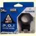 Крепление кольца Leapers UTG PRO P.O.I. 34mm Picatinny Rings High