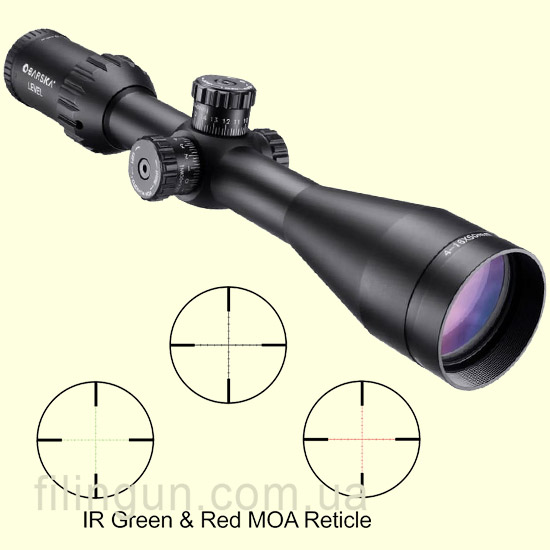 Оптический прицел Barska Level 4-16x50 (IR MOA R/G) + Rings