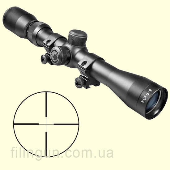 Оптичний приціл Barska Plinker-22 3-9x32 (30/30)