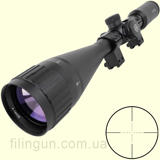 Оптический прицел Hawke Fast Mount IR 4-16x50 AO (Mil Dot IR R/G)