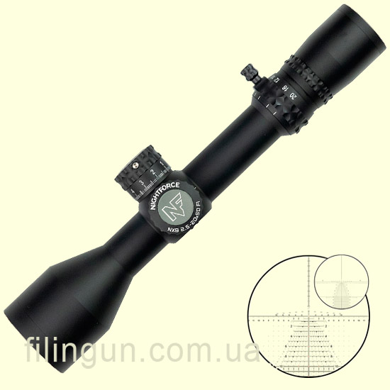 Прицел Nightforce NX8 2.5-20x50 F1 ZeroS 0.1 Mil сетка Horus TReMoR3 с подсветкой