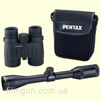 Комплект Pentax Gameseeker Essential Optics Outfit (прицел Gameseeker II 4-12х40 + бинокль 10х42 DCF)