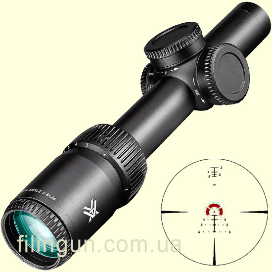 Прицел оптический Vortex Strike Eagle 1-8X24 FFP EBR-8