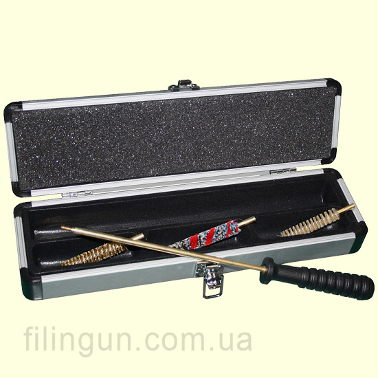 Набор для чистки MegaLine 22 калибр пистолетный в алюминиевой коробке