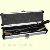 Набор для чистки MegaLine 9 калибр в алюминиевой коробке (шомпол в оплетке)