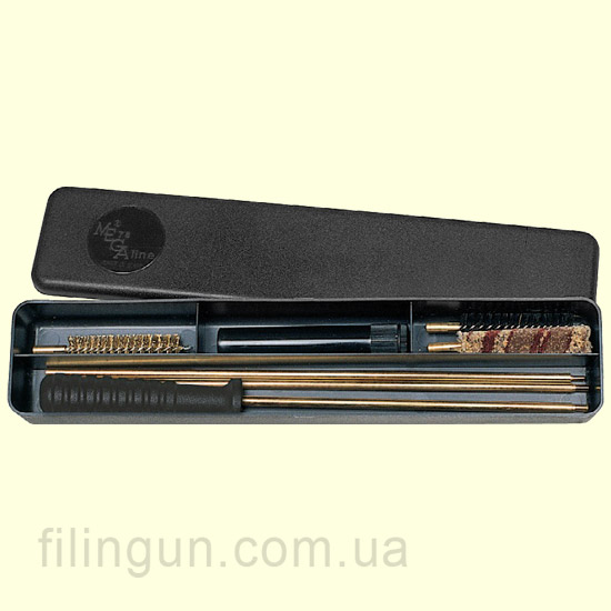 Набор для чистки MegaLine 9 калибр пластиковая коробка (латунный шомпол)