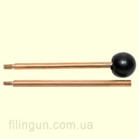 Шомпол 2-х колінний MegaLine для короткоствольної зброї 5 мм. латунь