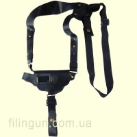 Кобура оперативная Медан Walther CP99 кожаная универсальная с комбинированным креплением со скобой