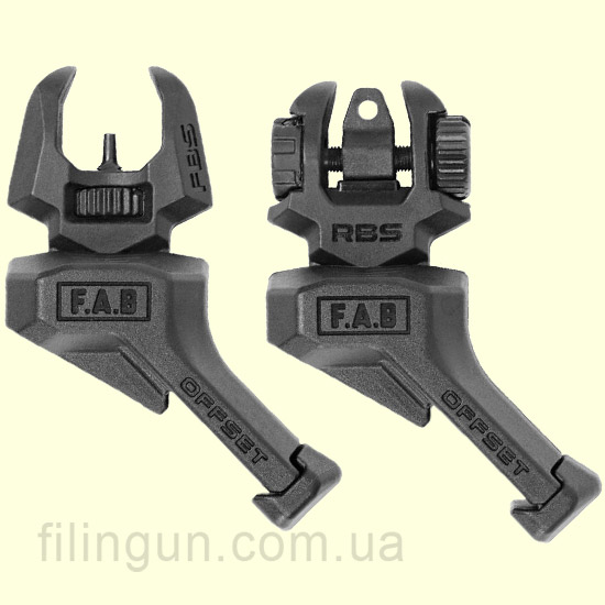 Целик и мушка FAB Defense FRBS Offset Sights