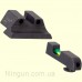 Мушка + целик Trijicon DI Night Sights Set Glock Standard Frames Green