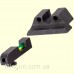Мушка + целик Trijicon DI Night Sights Set Glock Standard Frames Green