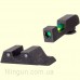 Мушка + целик Trijicon DI Night Sights Set Glock Standard Frames Green